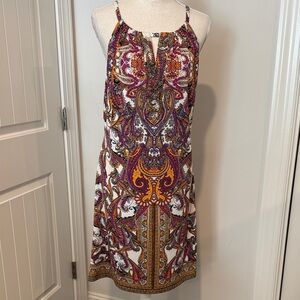 INC International Concepts Multicolor Paisley Dress